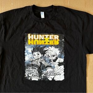 Hunter x Hunter T Shirt  Mens XL Gon & Killua Anime Manga Graphic Tee Black